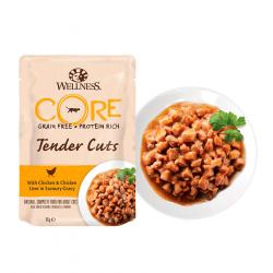 Wellness Core Tender Cuts Pollo Sobre en salsa para gatos