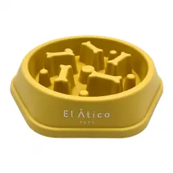 EL ÁTICO PETS Comedero Perro Antivoracidad. Comedero Antiansiedad y Antiestres para Perros Ansiosos. Controla la Velocidad de Alimentación. Reduce el Éstrés y Disfruta de una Digestión Saludable