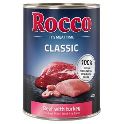 Rocco Classic 6 x 400 g - Vacuno con pavo