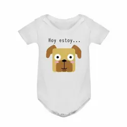 Body para bebé The Pet Lover "Hoy estoy contento"