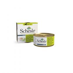 Schesir Adult pollo con manzana lata para perros