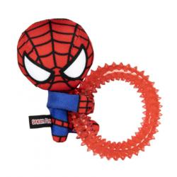 Disney Marvel Anillo Mordedor con Spider-Man de peluche para perros