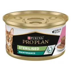 Purina Pro Plan Sterilised 24 x 85 g en latas - Atún y salmón