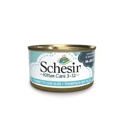 Schesir Kitten  6 x 85 g - Atún con aloe vera