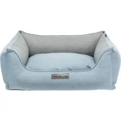 Trixie Home Edition Cama de Lona Celeste y Gris para perros