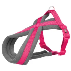 Arnés acolchado Trixie Premium Touren fucsia para perros - Talla M: 45–80 cm perímetro de pecho