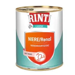 RINTI Riñón/Renal Canino con Carne Vacuna 800 g - 6 x 800 g