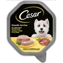 Cesar en tarrinas 14 x 150 g - Clásicos con pollo y pavo