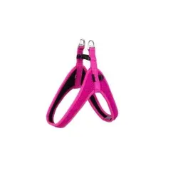 Rogz fast fit arnés de nylon rosa para perros