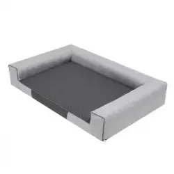 Cama Para Perro Victoria Talla Xl: 100x65x17 Gris Claro