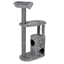 Rascador Royal Silver para gatos - Gris / estampado floral