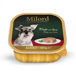 Milord Adult Buey en Paté tarrina para perros