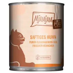 MjAMjAM con carne pura 6 x 800 g - Puro jugoso pollo