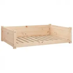 Cama Para Perros Madera Maciza De Pino 95,5x65,5x28 Cm Vidaxl