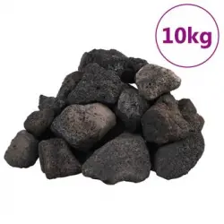 Rocas Volcánicas Negras 10 Kg 5-8 Cm Vidaxl