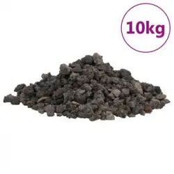 Rocas Volcánicas Negras 10 Kg 1-2 Cm Vidaxl