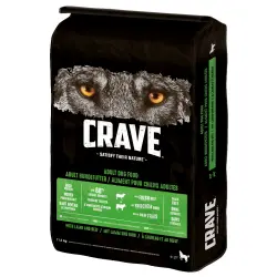 Crave Adult con cordero y vacuno pienso para perros - 11,5 kg