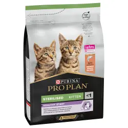 Purina Pro Plan Sterilised Kitten rico en salmón para gatos - 3 kg