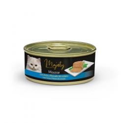 Majesty Adult Mousse de Atún y Pescado del Océano lata para gatos