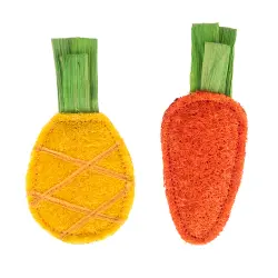 Set de juguetes TIAKI Frutas Crepitantes para gatos - Set de 2 juguetes