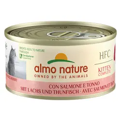 Almo Nature HFC Complete Kitten 6 x 70 g - Salmón y atún