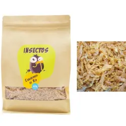 Camarones de Río Deshidratados 200g – Insectos Secos para la Alimentación de Tortugas, Peces y Aves – Alimento complementario Rico en Proteínas