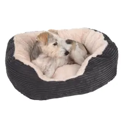 Cama Cozy Cord para mascotas - 63 x 53 x 15 (L x An x Al)