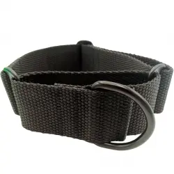 EGV - Collar Martingale. Collar galgo hecho a mano en España (Negro)