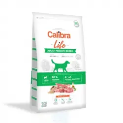 Calibra dog life adult medium breed cordero pienso para perros, Peso 12 Kg