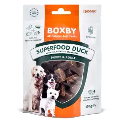 Boxby Superfood snacks con pato, guisantes y arándanos para perros - 120 g