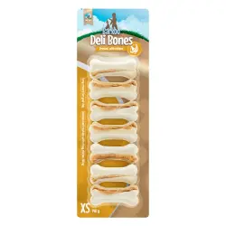 Barkoo Deli snacks para perros ¡con gran descuentol! - Deli Strong Bones con pollo 140 g (7 pcs.)