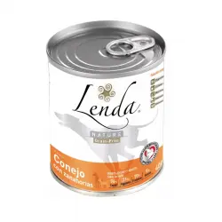 Lenda Nature Grain Free Conejo y Zanahoria lata para perros