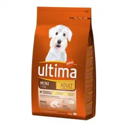 Pienso para perros mini adultos Ultima Mini Pollo 3 Kg