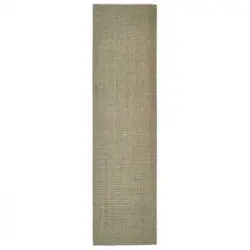 Alfombra De Sisal Para Rascador Gris Taupe 66x250 Cm Vidaxl