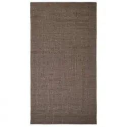 Alfombra De Sisal Para Rascador Marrón 80x150 Cm Vidaxl