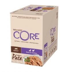 Wellness Core Adult Purely Pato y Pollo en Paté sobre para gatos