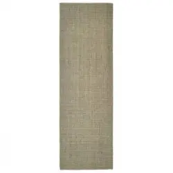 Alfombra De Sisal Para Rascador Gris Taupe 80x250 Cm Vidaxl