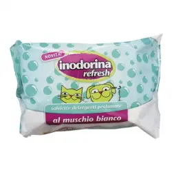 Inodorina Toallitas Humedas Refresh Almizcle Blanco