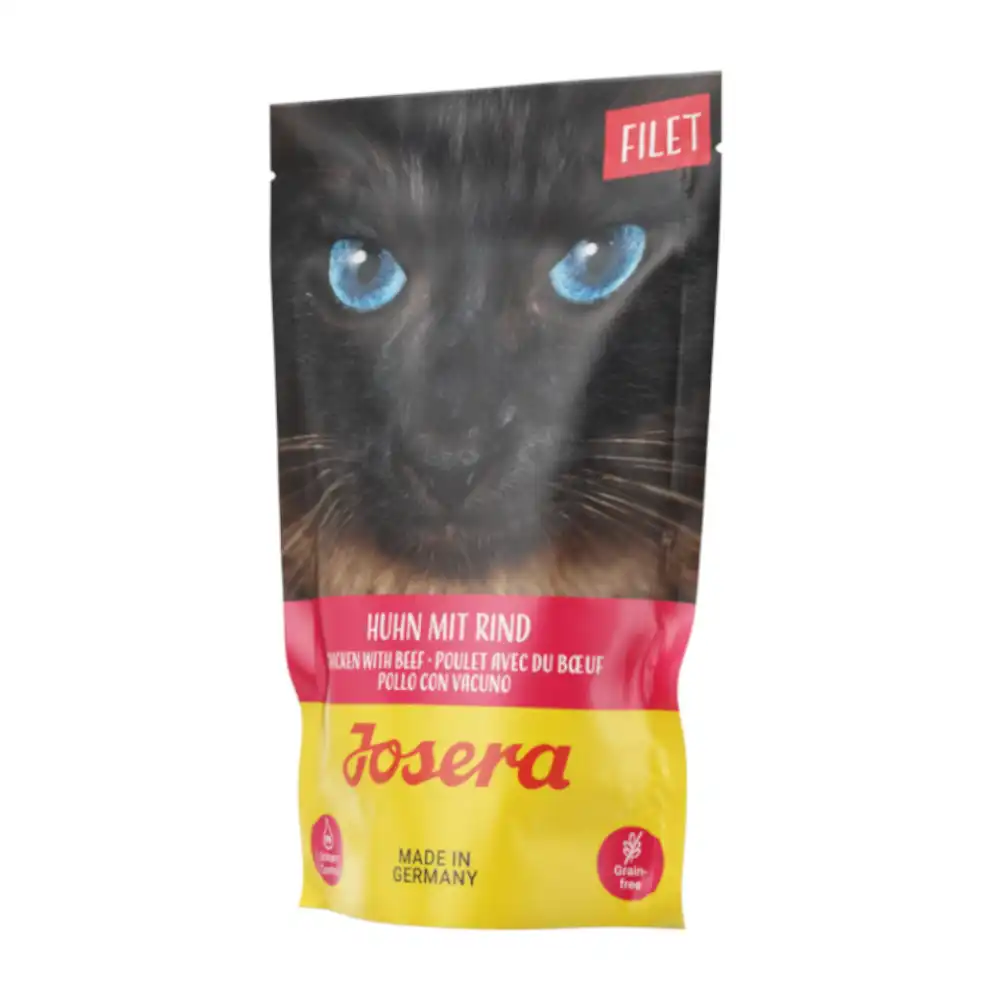 Josera Filet para gatos 16 x 70 g - Pollo con vacuno