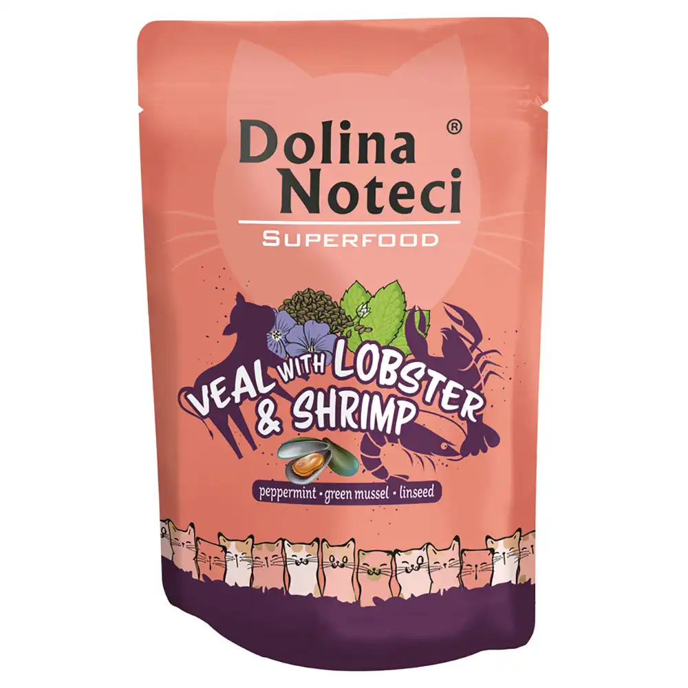 Dolina Noteci Superalimentos 10 x 85 g - Ternera, langosta y gambas