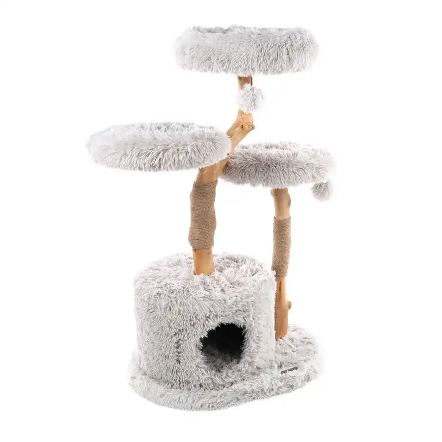 Flamingo Hina Árbol Rascador con 3 pisos para gatos