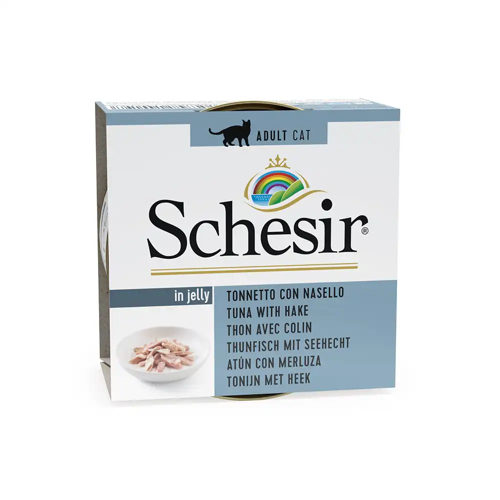 Schesir en gelatina 6 x 85 g - Atún con merluza