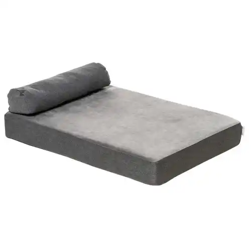 Pawhut cama lavable ortopédica gris para perros