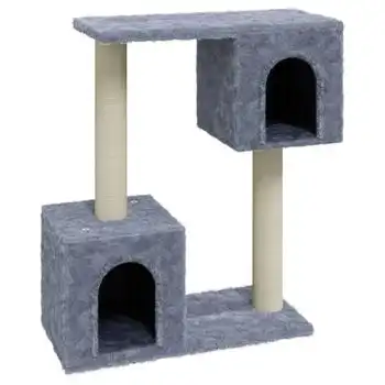 Rascador Para Gatos Con Postes De Sisal 60 Cm Gris Claro Vidaxl