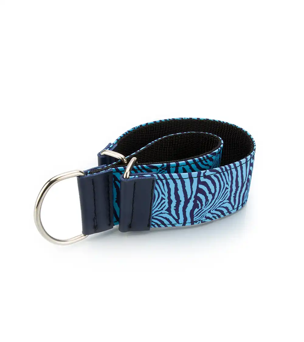 Collar Pamppy Galgo Speedy cebra Azul para perros