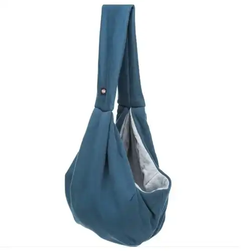 Trixie Belly Carrier Sling Transportín Azul y Gris para perros