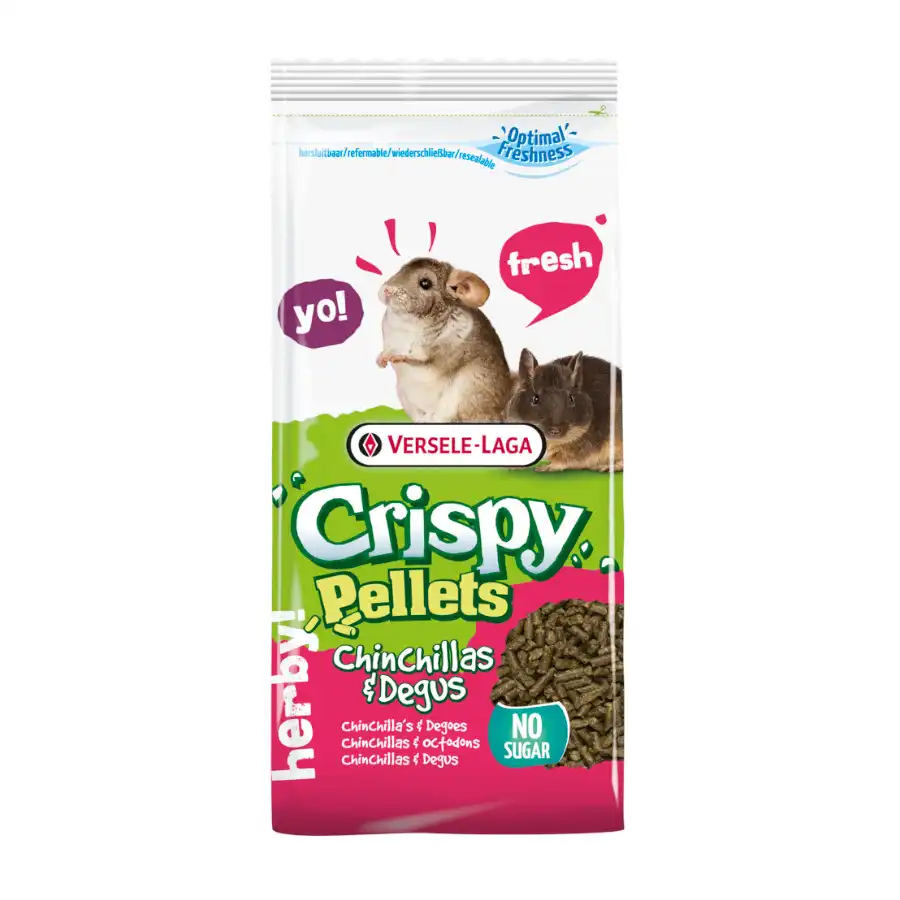 Versele-Laga Crispy Pellets pienso para chinchillas y degús