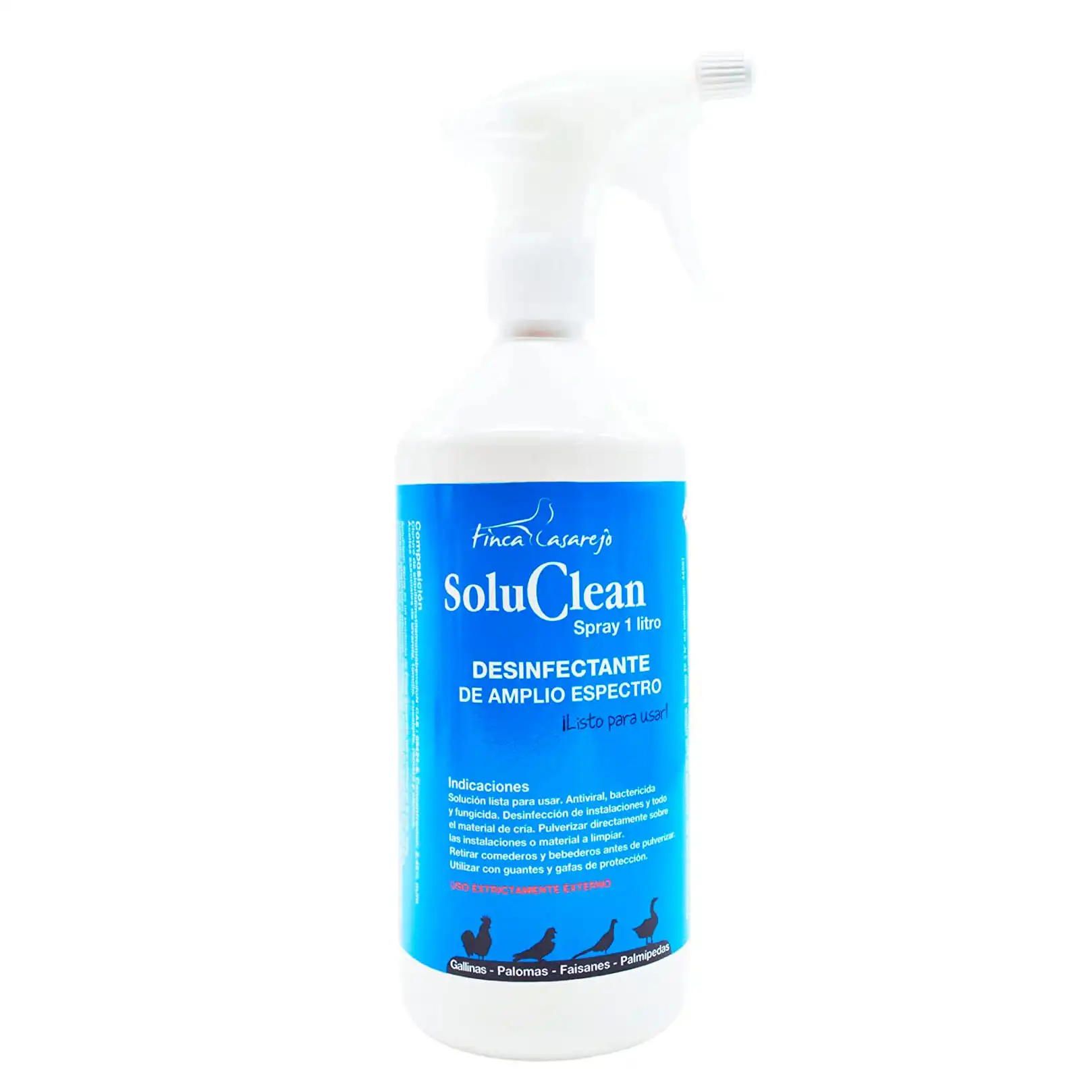 Finca casarejo soluclean spray natural desinfecta instalaciones para instalaciones de animales