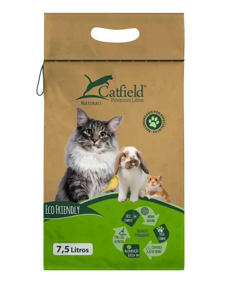 Catfield Naturals Lecho vegetal para gatos