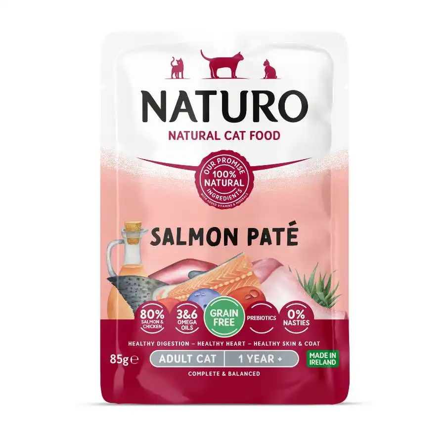 NATURO GATO PATE SALMON 85G